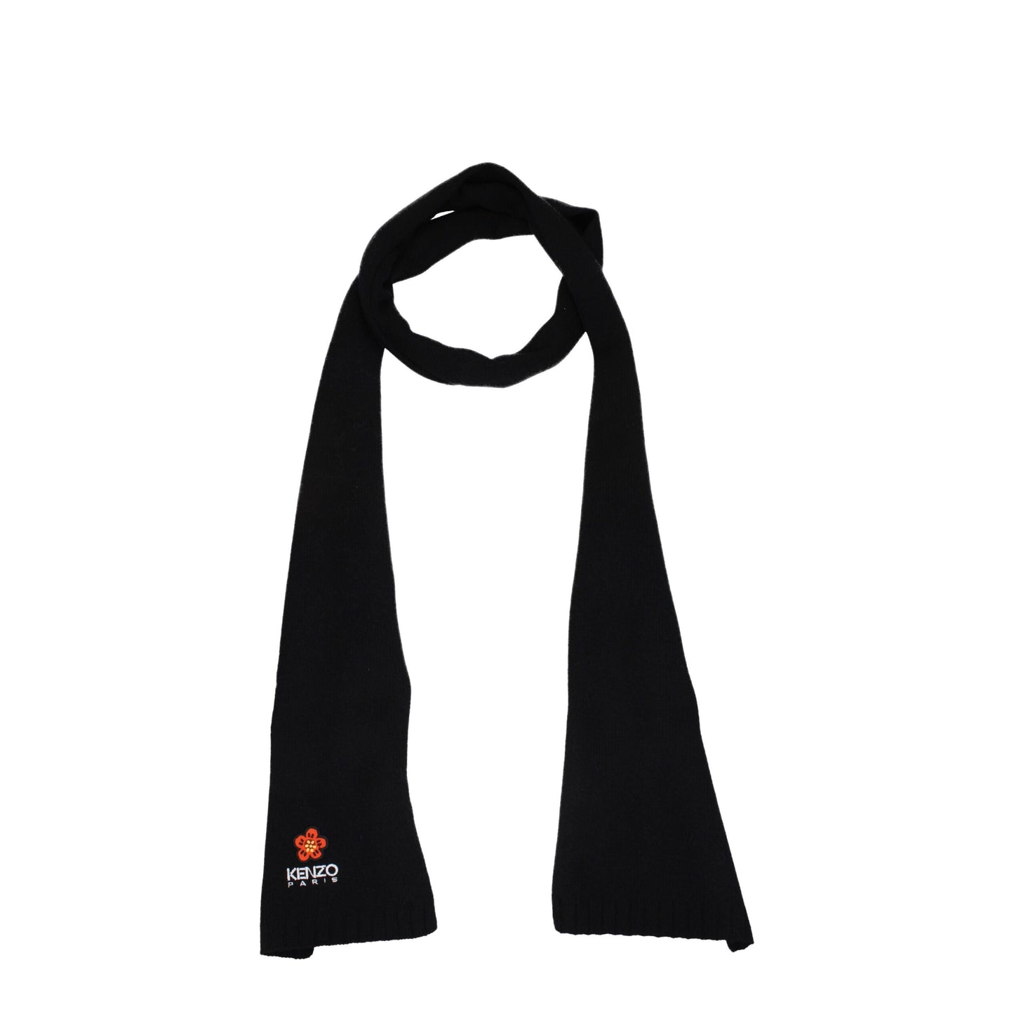 Écharpes en laine noire Kenzo