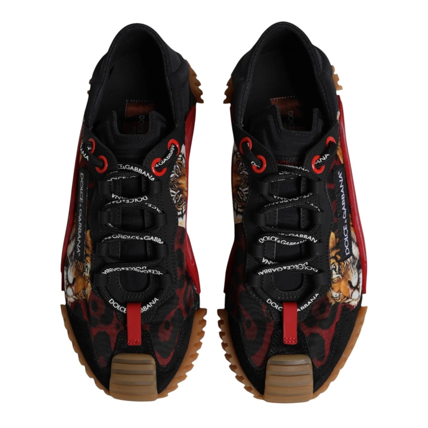 Dolce & Gabbana Zwarte Logo Lage NS1 Herensneakers