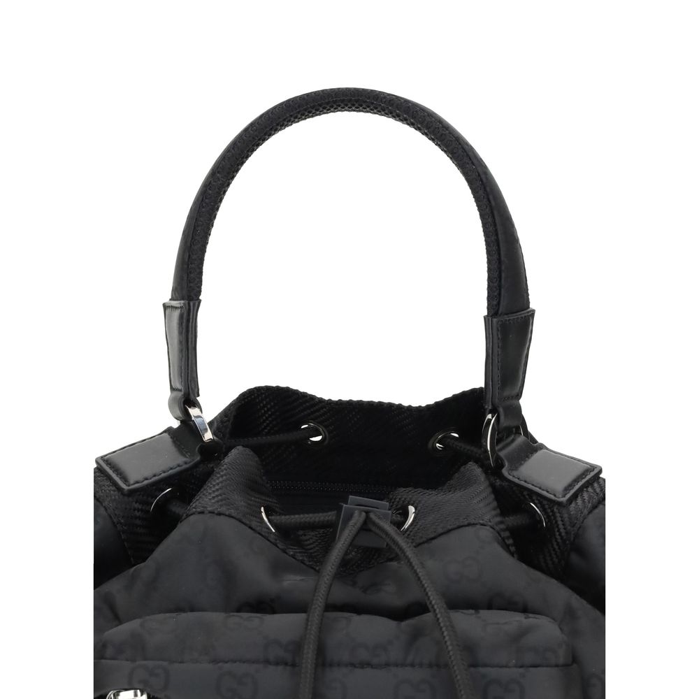 Sac seau en nylon Gucci