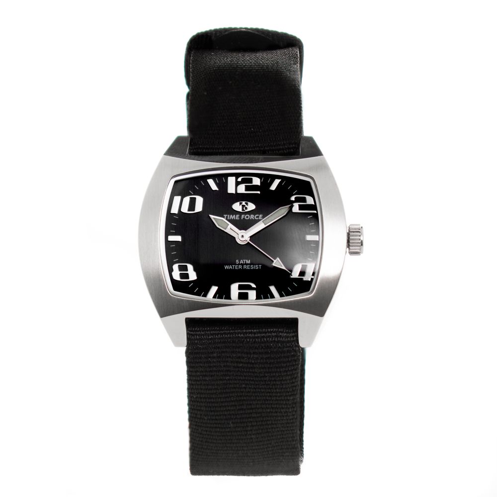 Time Force Zwart Nylon Horloge