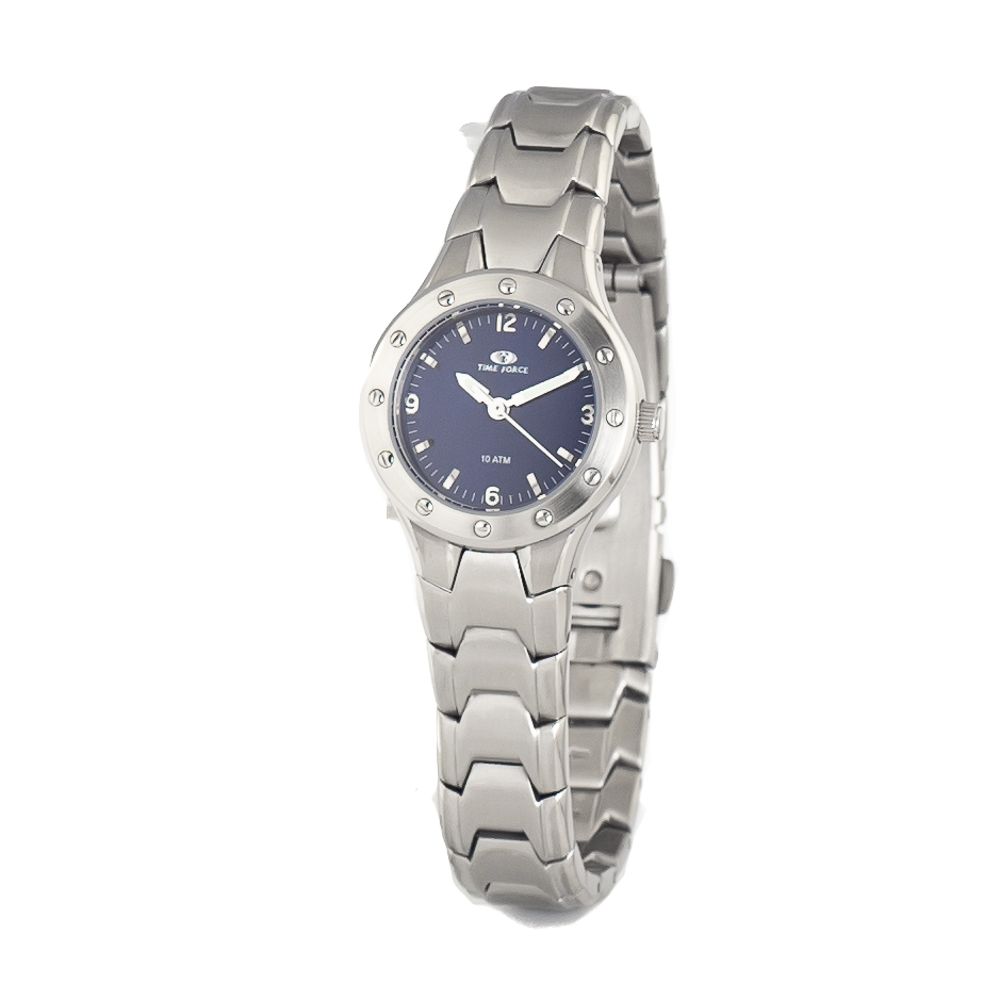 Time Force Zilveren Horloge van Roestvrij Staal