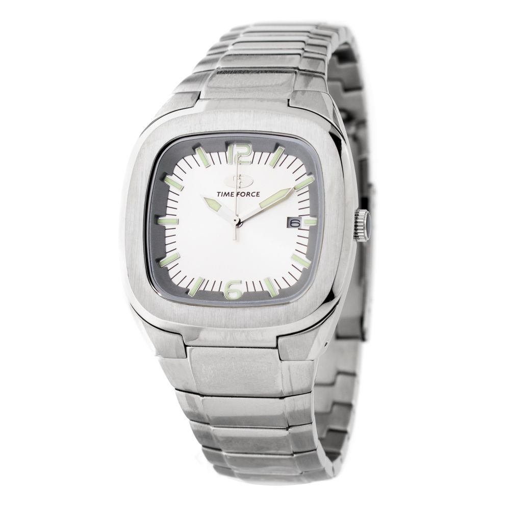 Time Force Zilveren Horloge van Roestvrij Staal