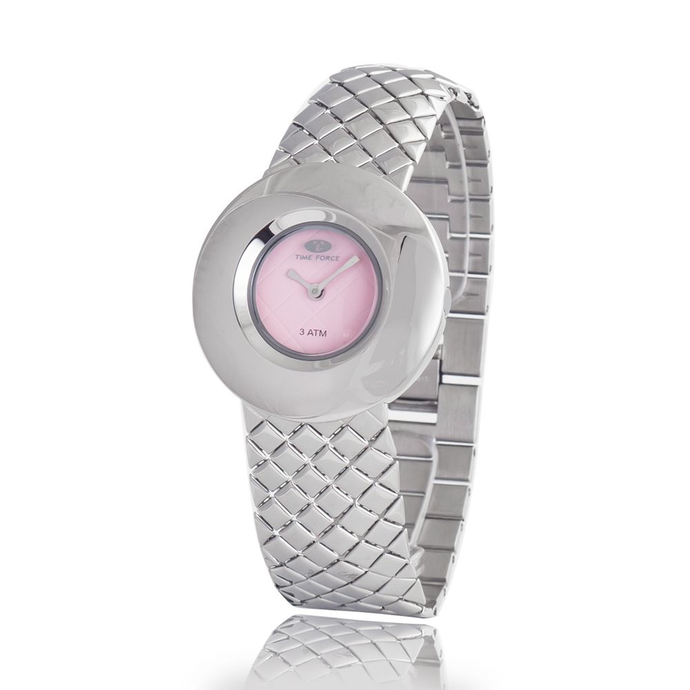 Time Force Zilveren Horloge van Roestvrij Staal