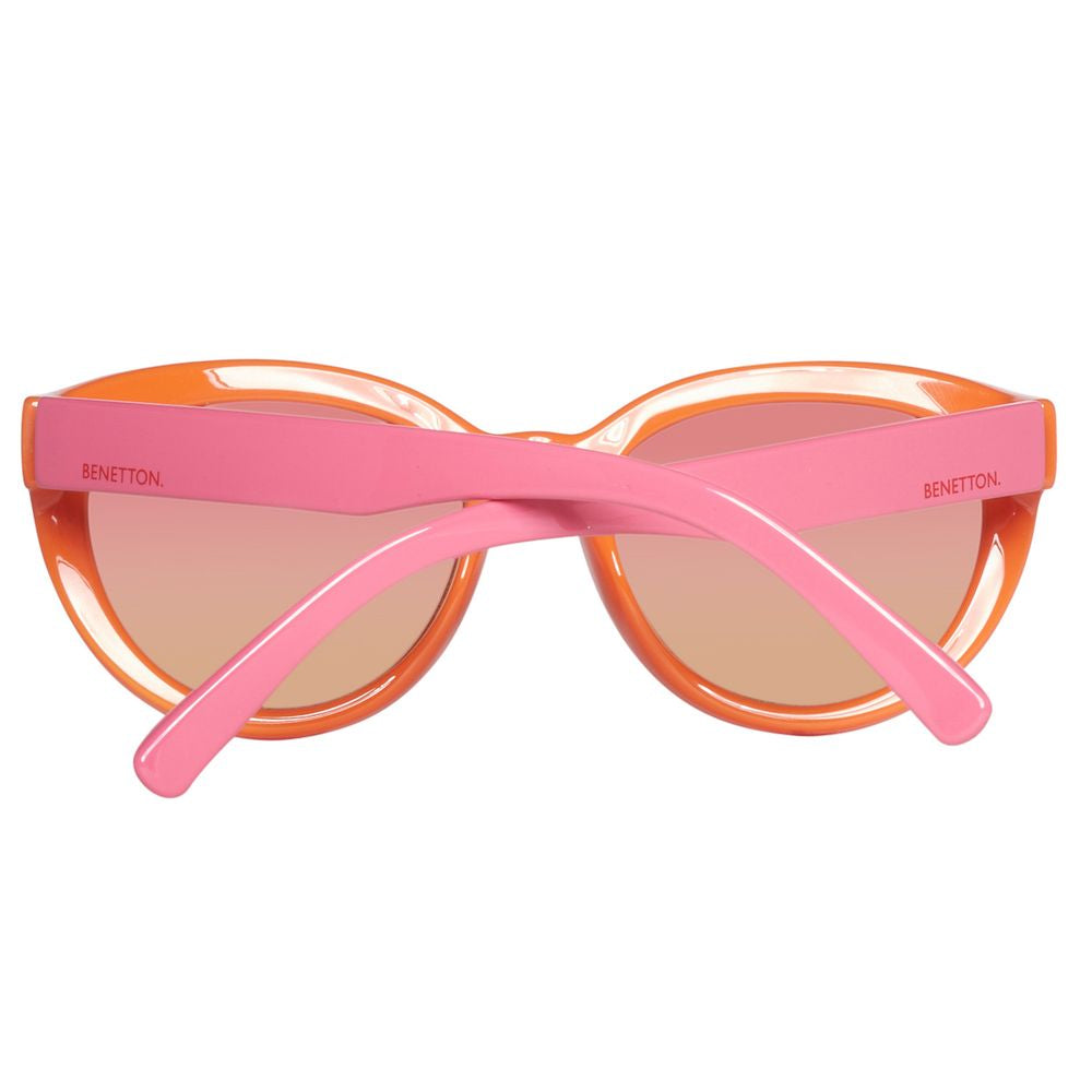 Lunettes de soleil Benetton rouges injectées