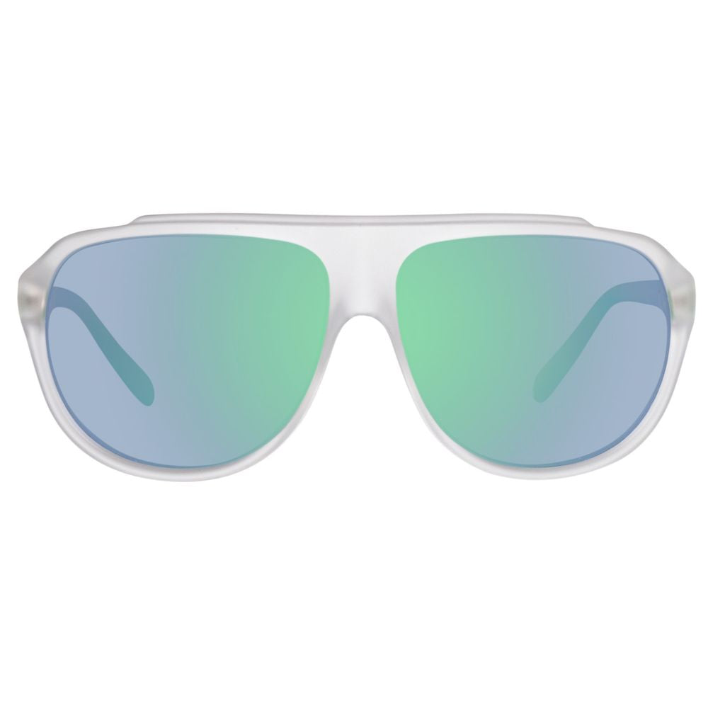 Lunettes de soleil Benetton bleues injectées