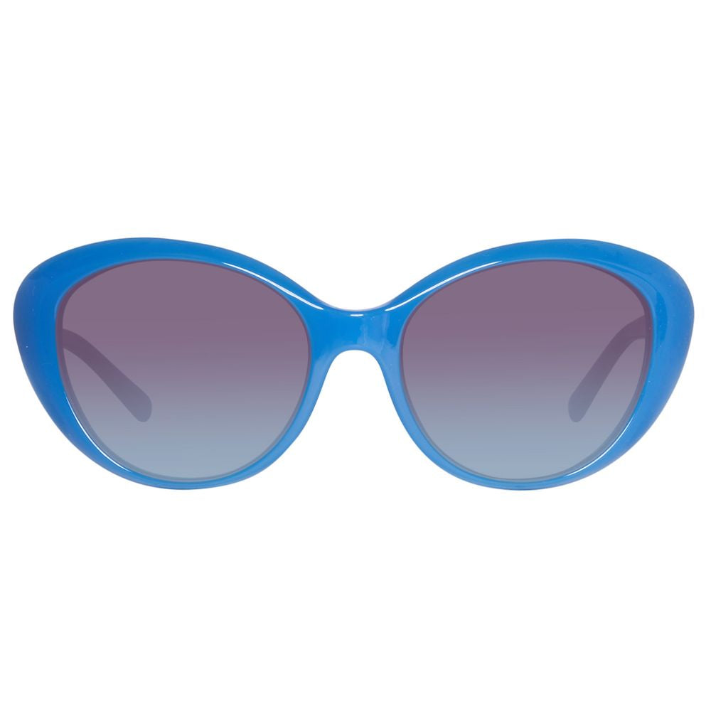 Lunettes de soleil Benetton bleues injectées
