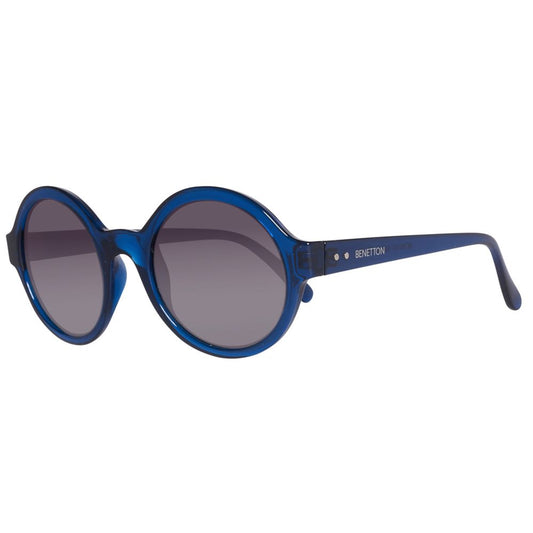 Lunettes de soleil Benetton bleues injectées