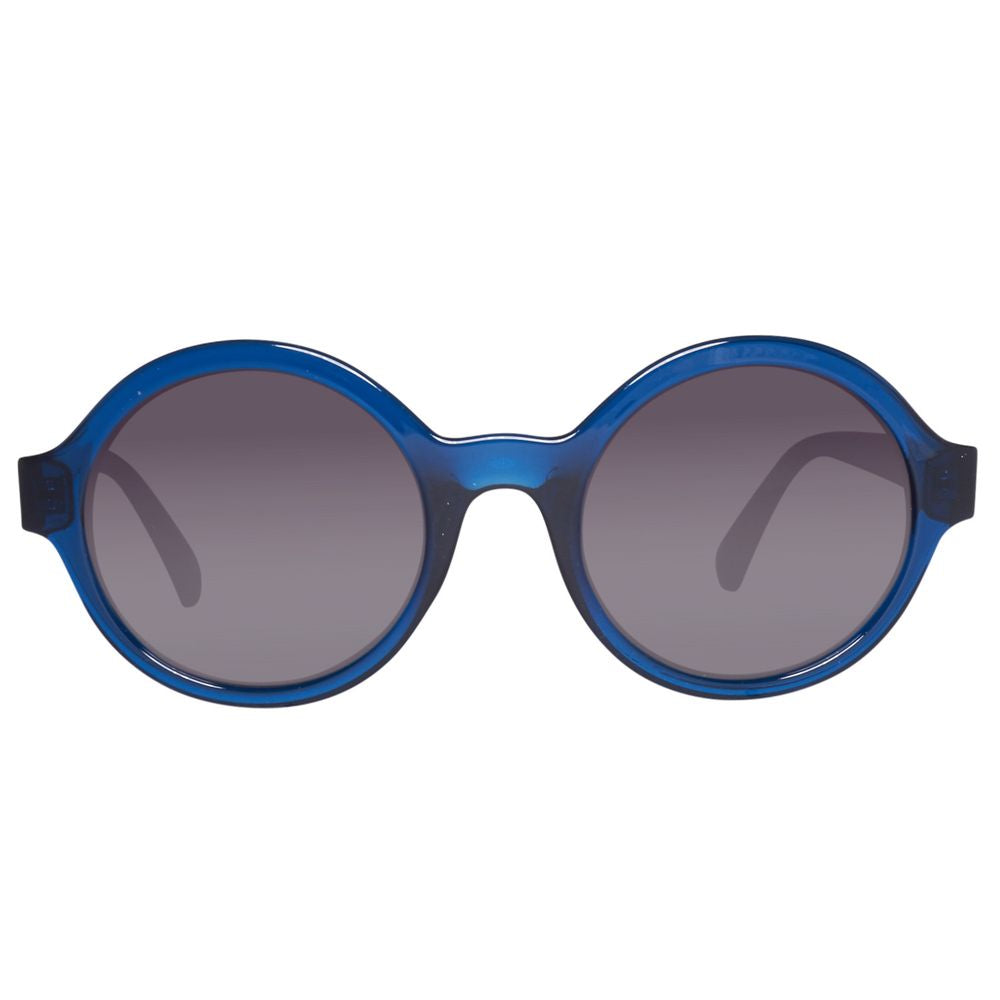 Lunettes de soleil Benetton bleues injectées