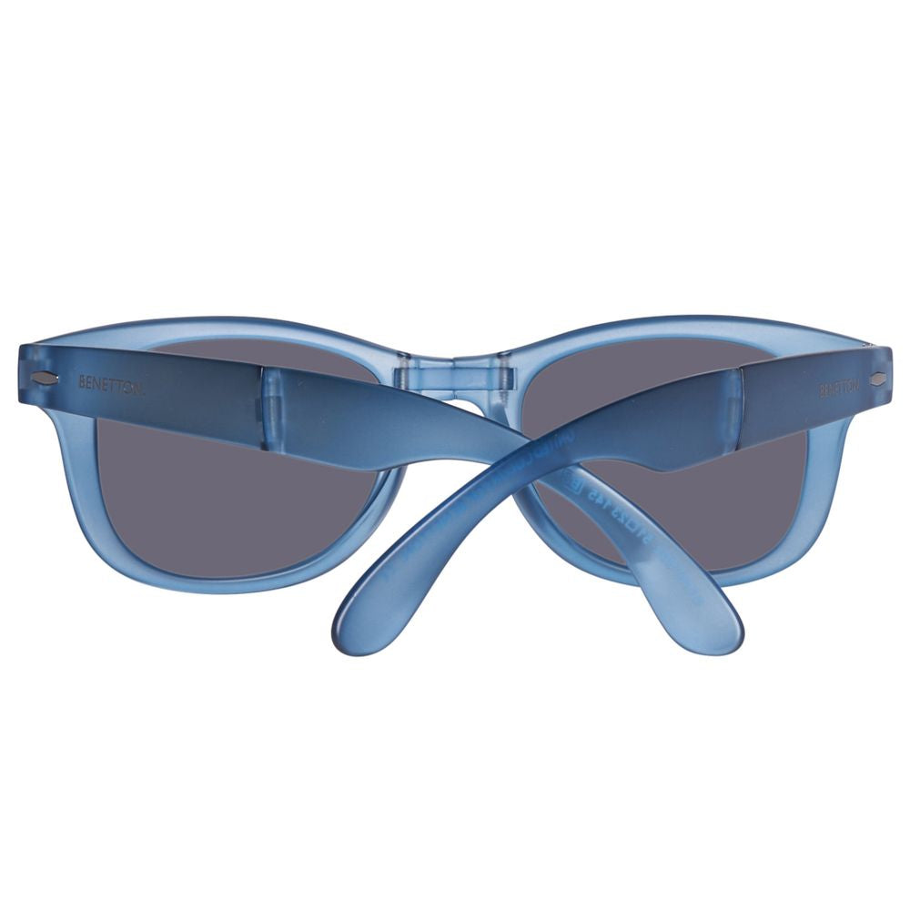Lunettes de soleil Benetton bleues injectées