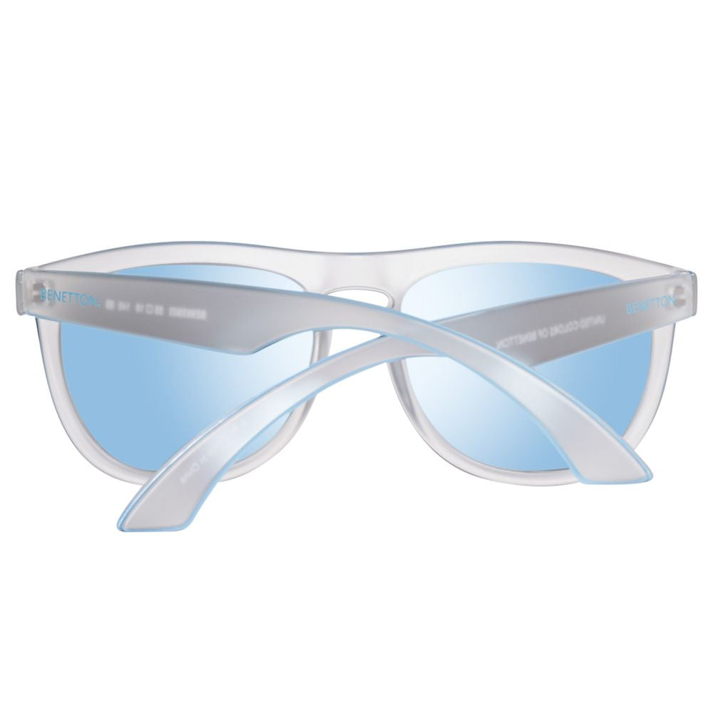 Lunettes de soleil Benetton bleues injectées