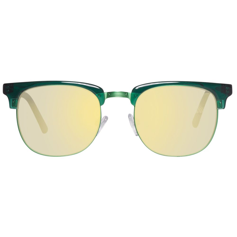 Lunettes de soleil Benetton en acétate vert