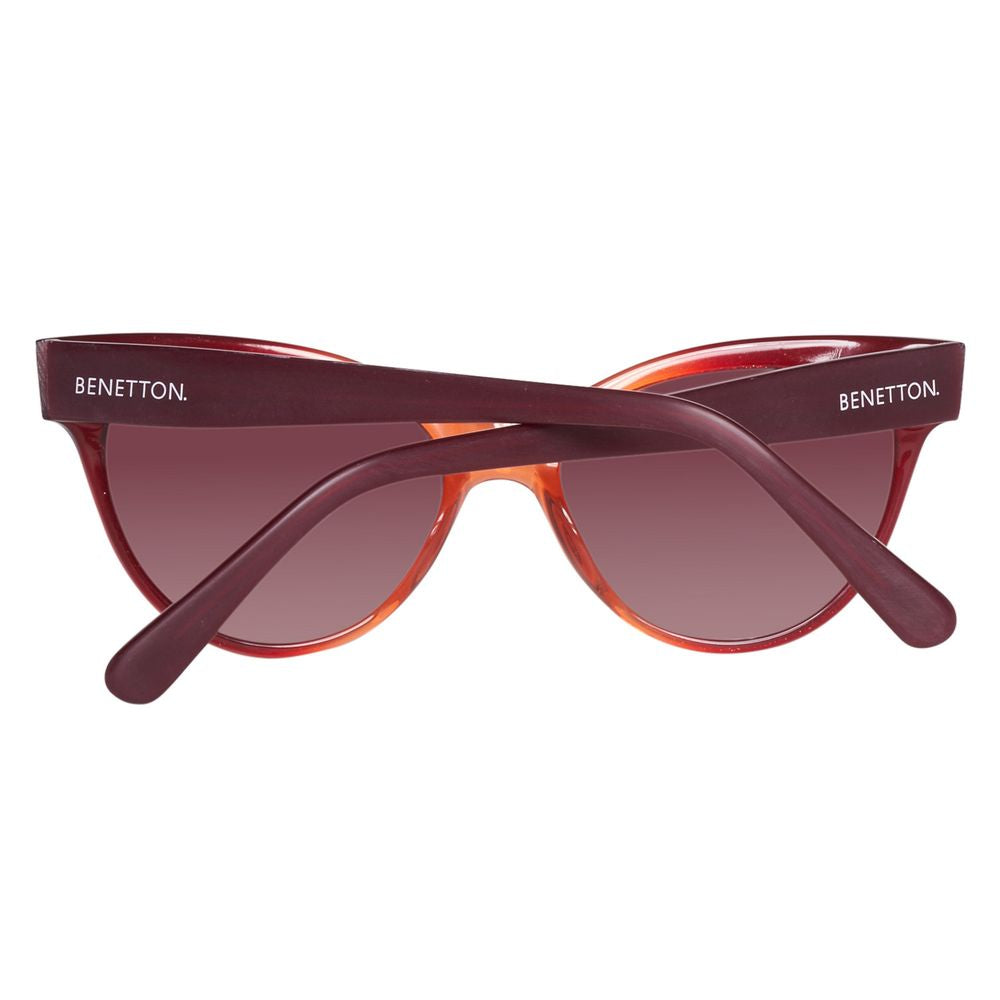 Lunettes de soleil en plastique bicolores Benetton