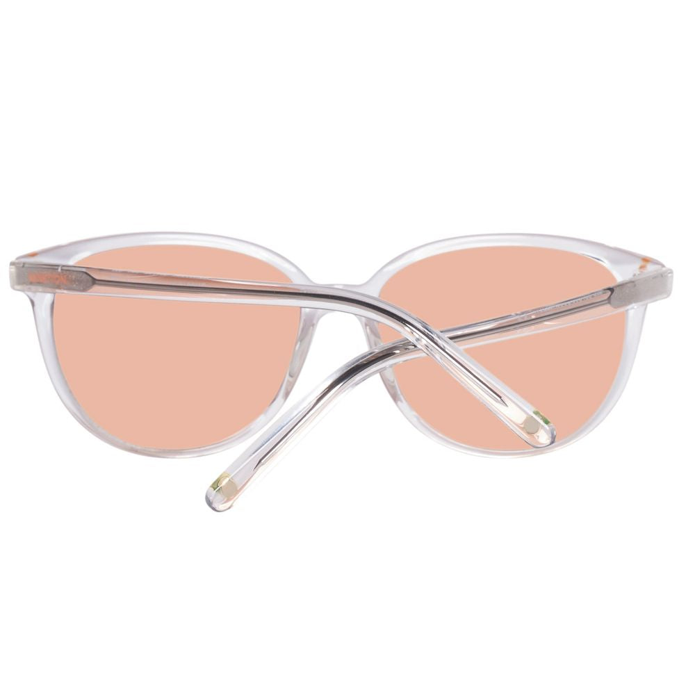 Lunettes de soleil Benetton en plastique bleu