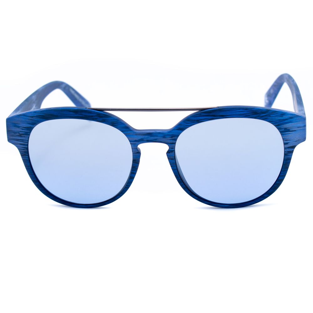 Lunettes de soleil Italia Independent en acétate bleu