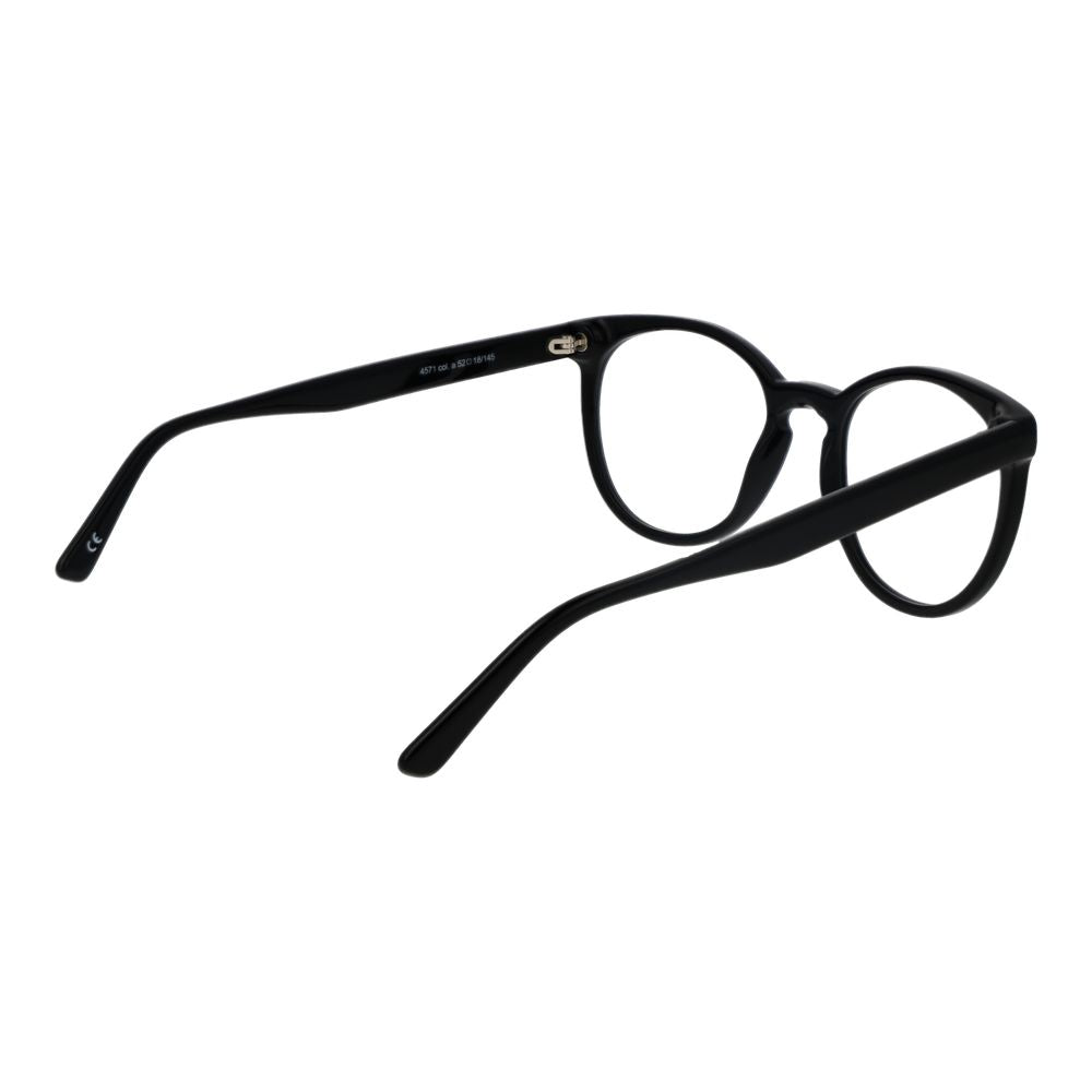 Monture de lunettes unisexe noire Andy Wolf