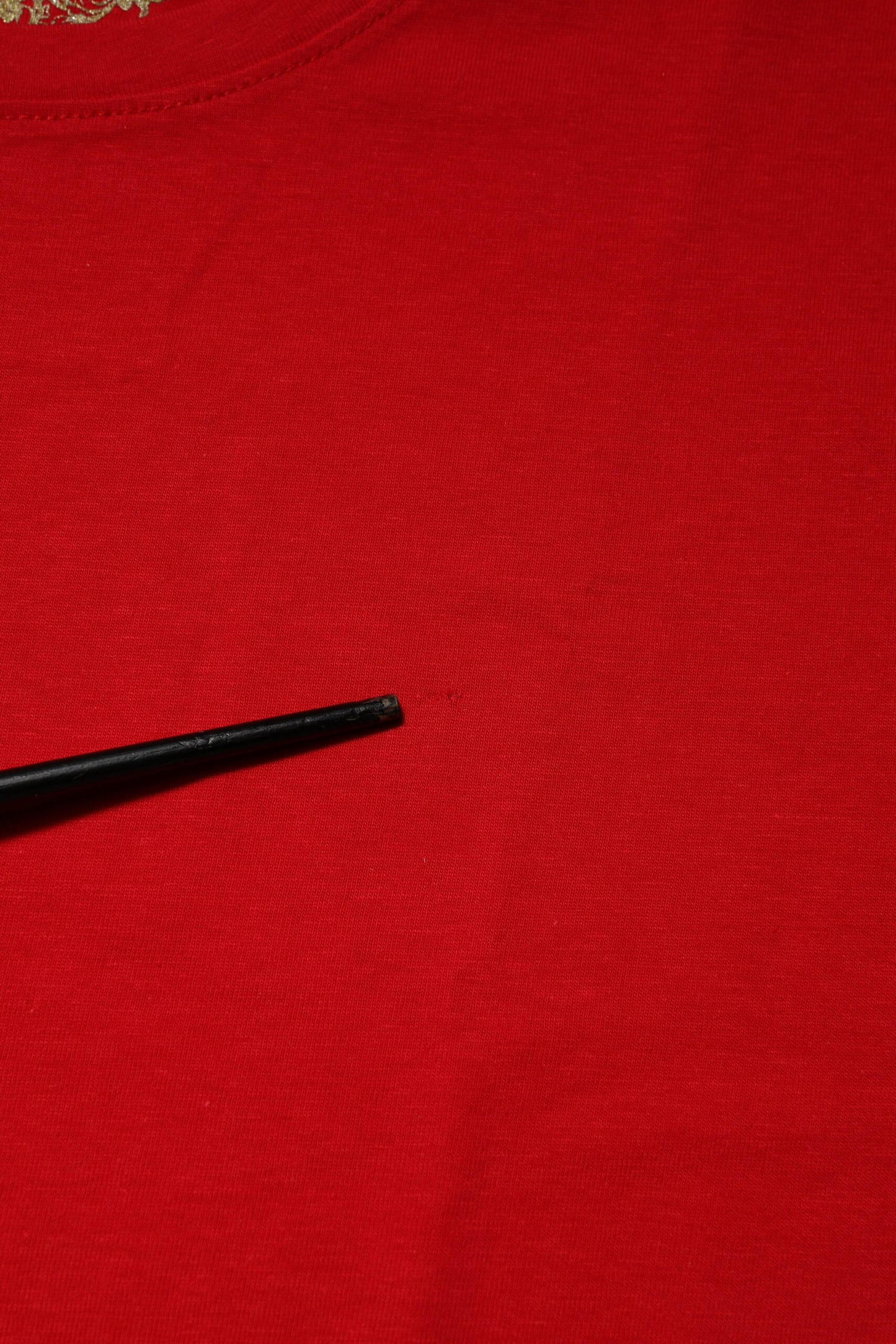 Dolce & Gabbana rood T-shirt met ronde hals en korte mouwen