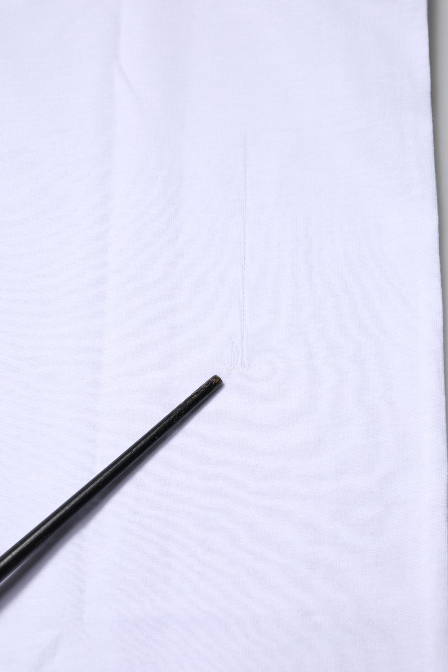 Dolce & Gabbana wit katoenen T-shirt met ronde hals en de tekst 'Goodluck 2023'