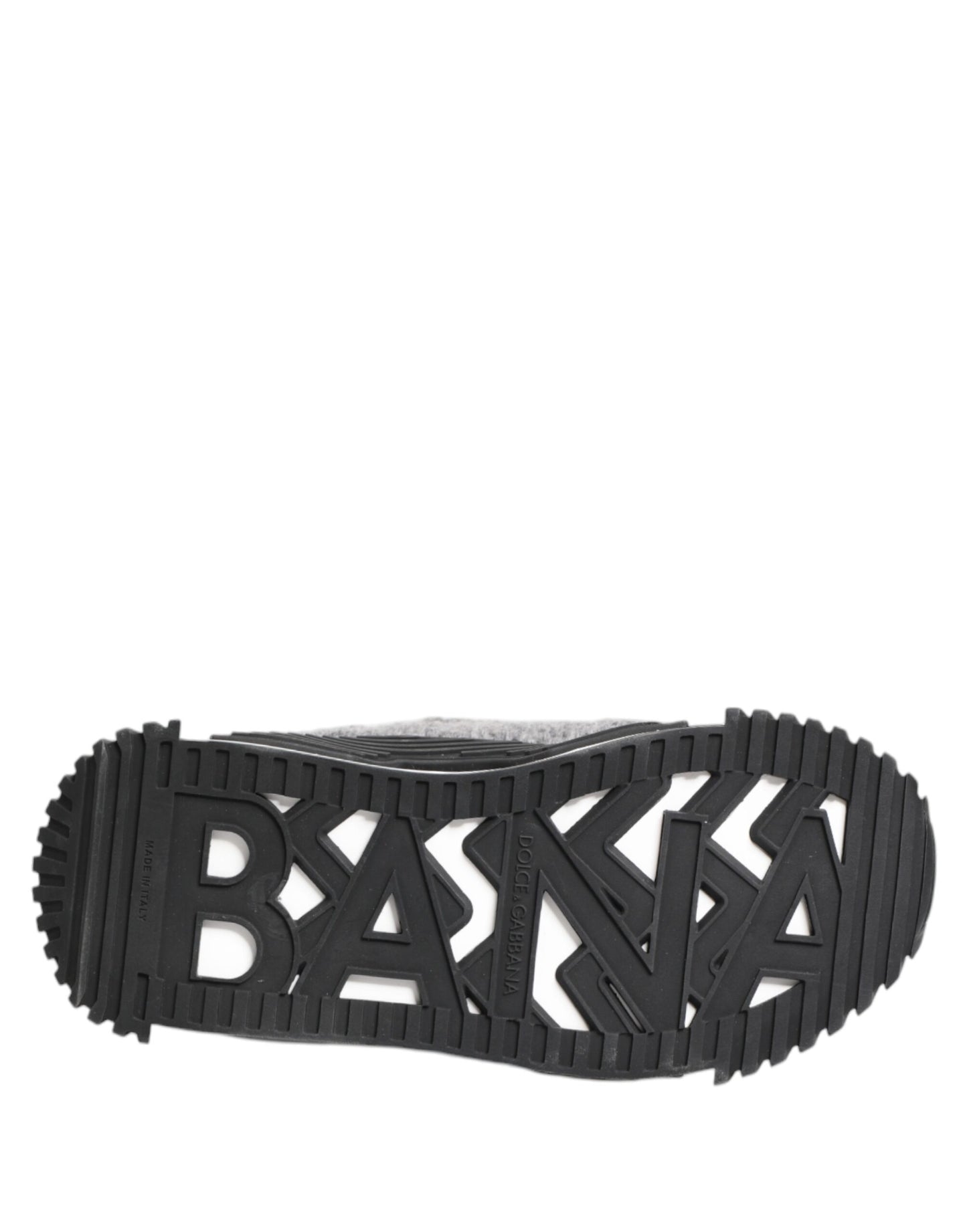 Dolce & Gabbana Zwarte Grijze NS1 Lage Sneakers