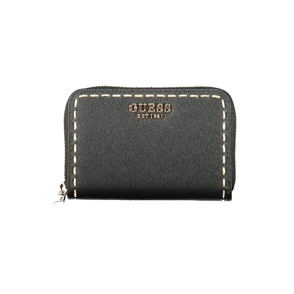 Portefeuille Guess Jeans en polyéthylène noir