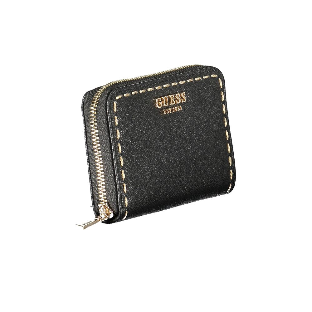 Portefeuille Guess Jeans en polyéthylène noir
