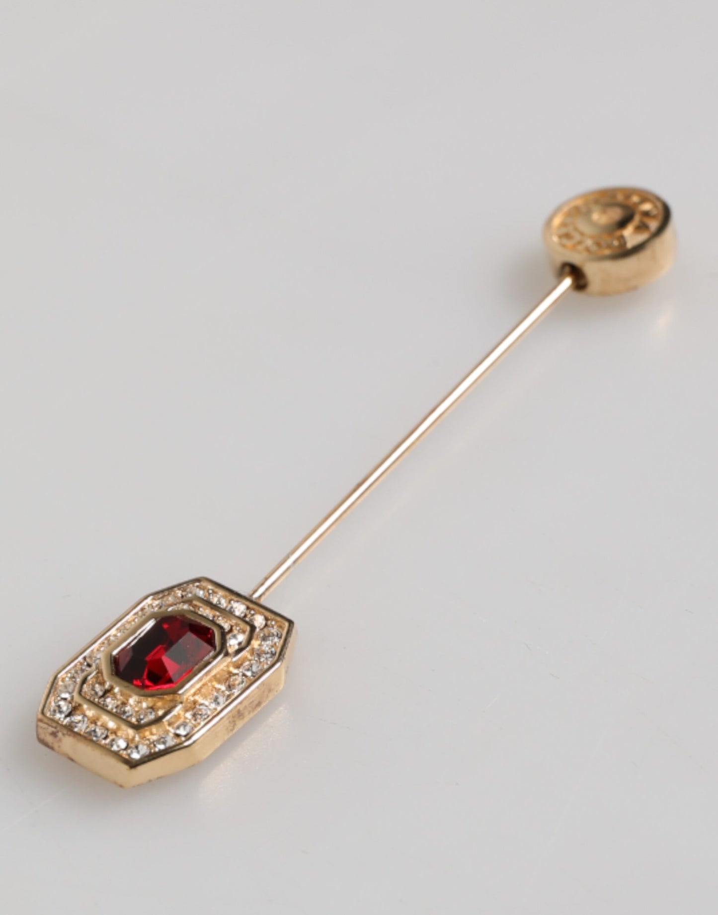 Broche de col en argent sterling ornée de strass Dolce & Gabbana
