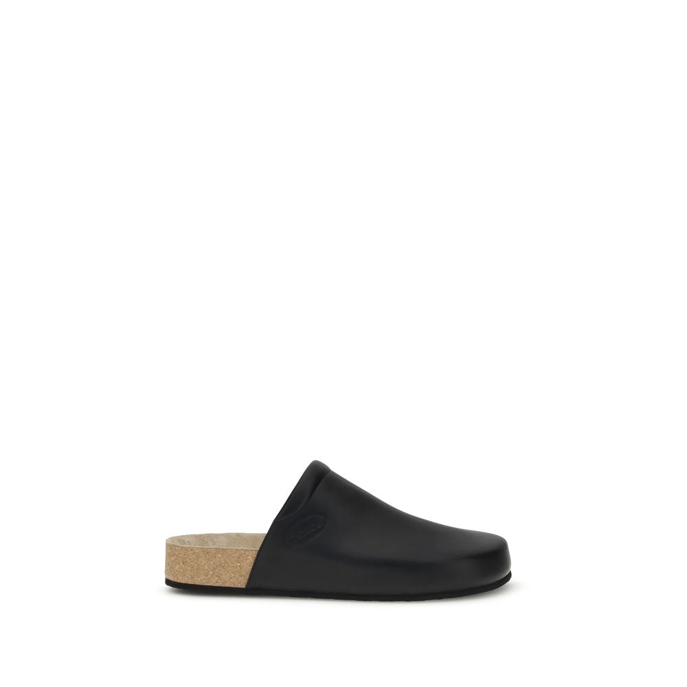 Mules en cuir Balenciaga avec semelle intérieure en liège