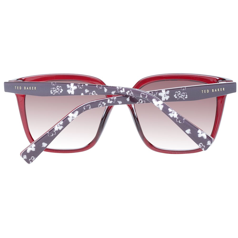 Lunettes de soleil rouges pour femme Ted Baker