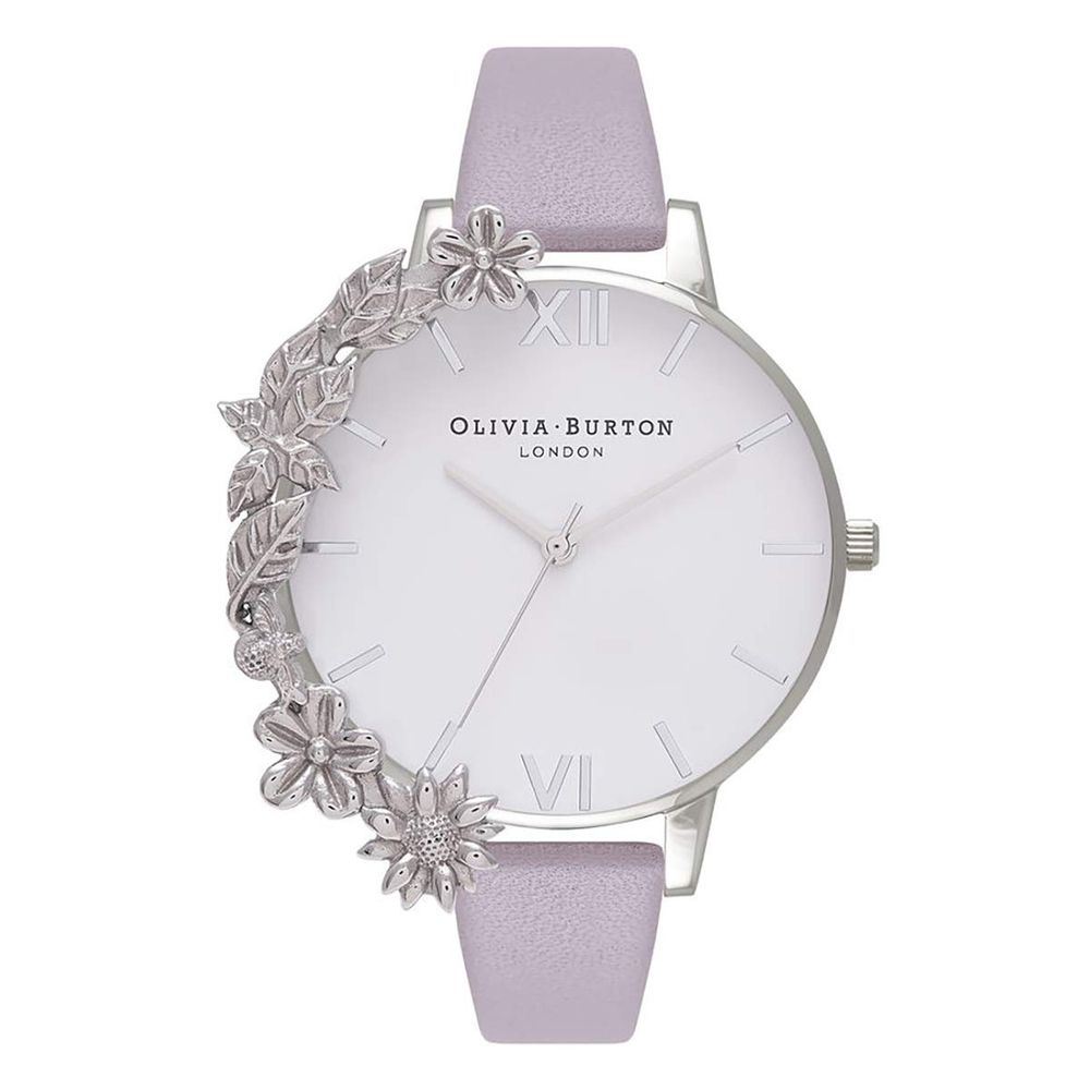 Montre Olivia Burton en cuir artificiel violet