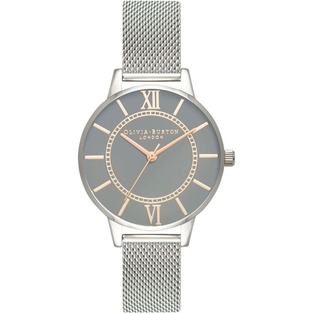 Olivia Burton Zilveren Horloge van Roestvrij Staal