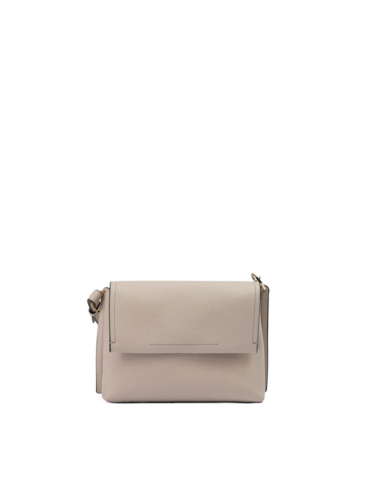 Giada beige leren crossbodytas