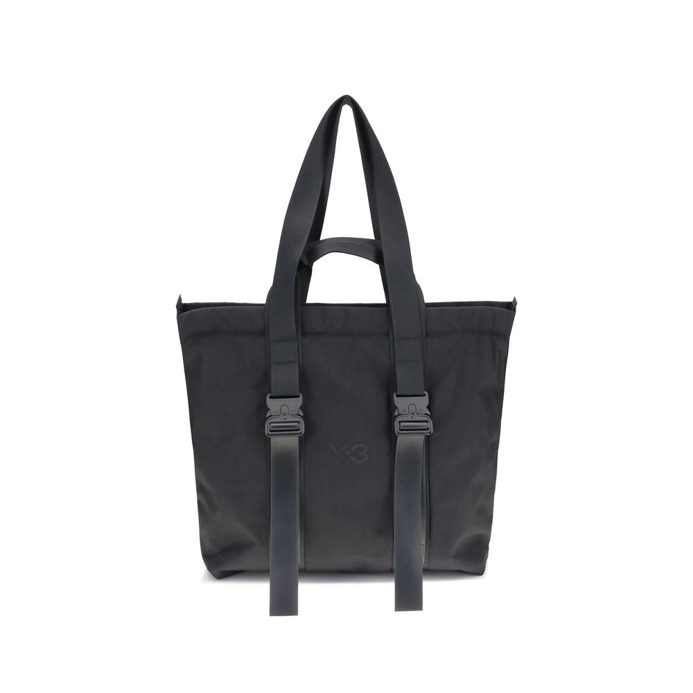 Y-3 SHOPPER STA ZWART