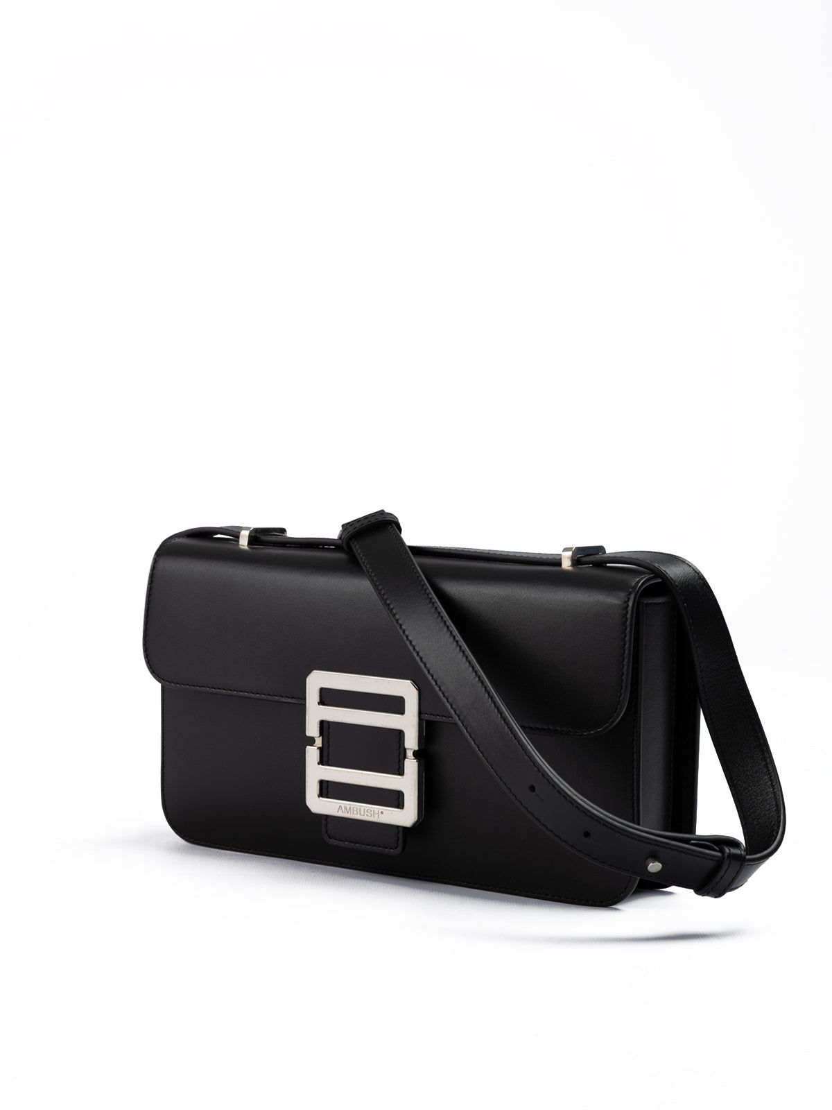 Ambush zwarte leren crossbodytas