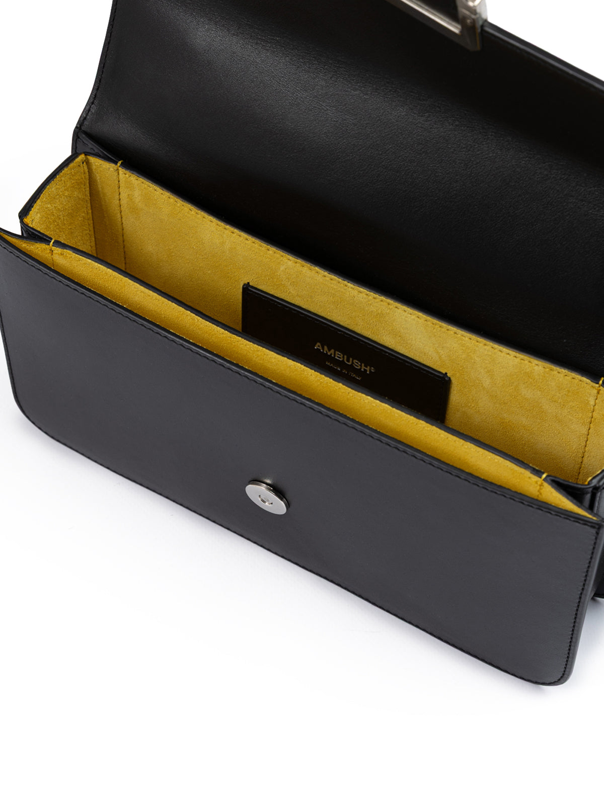Ambush zwarte leren crossbodytas