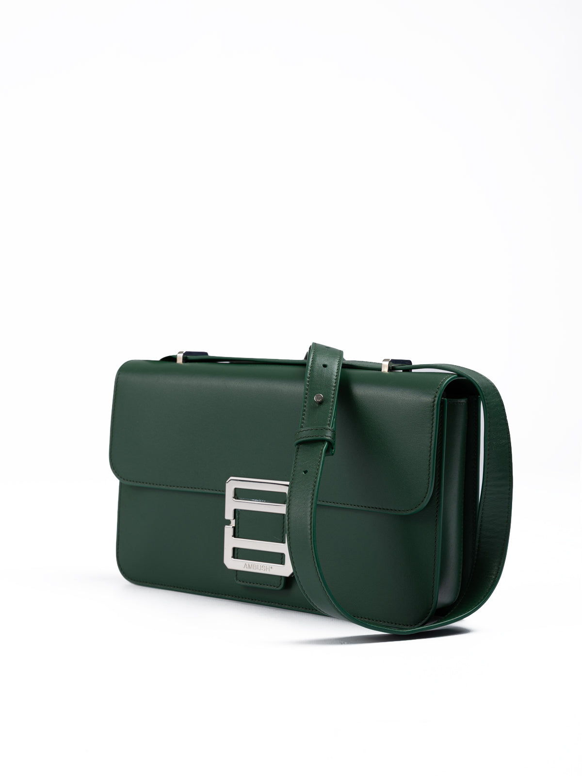 Sac bandoulière en cuir vert Ambush