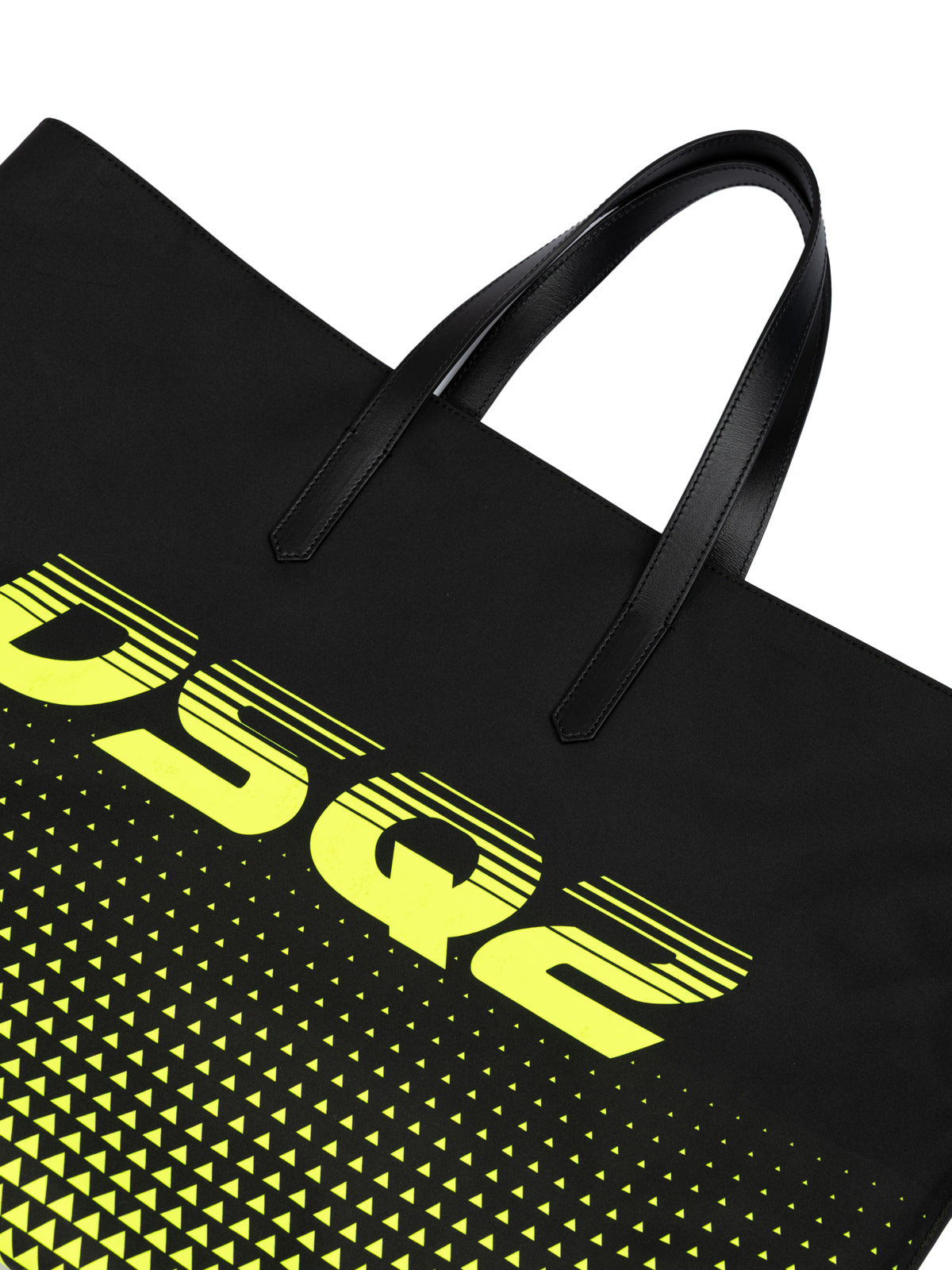 Dsquared² tweekleurige polyester boodschappentas met logo