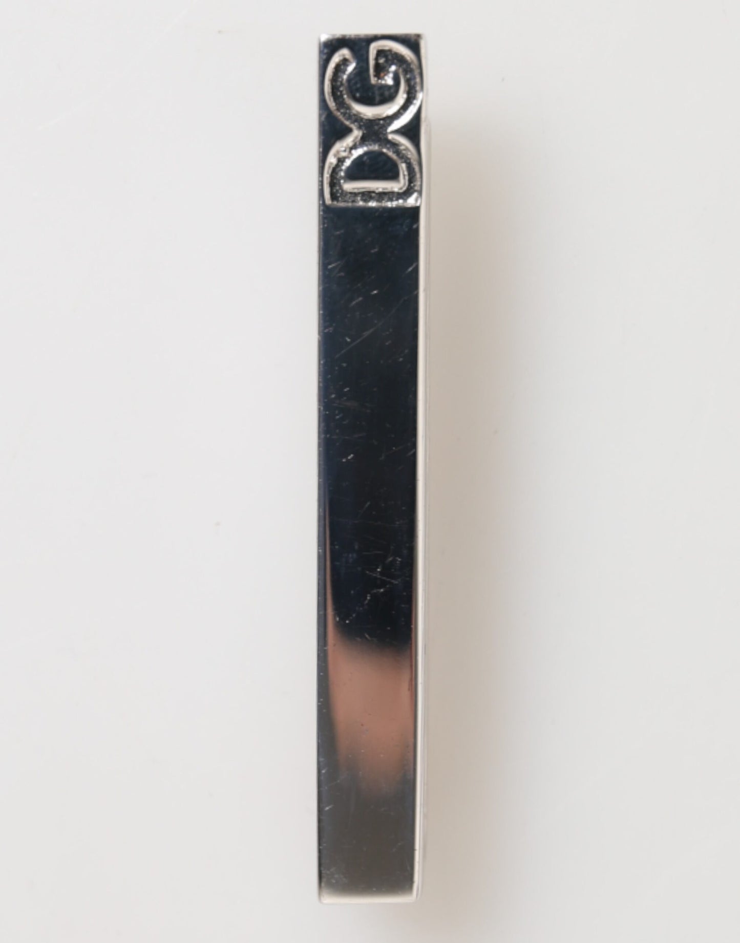 Dolce & Gabbana Zilverkleurige Messing Logo Merk Heren Accessoire Stropdasspeld