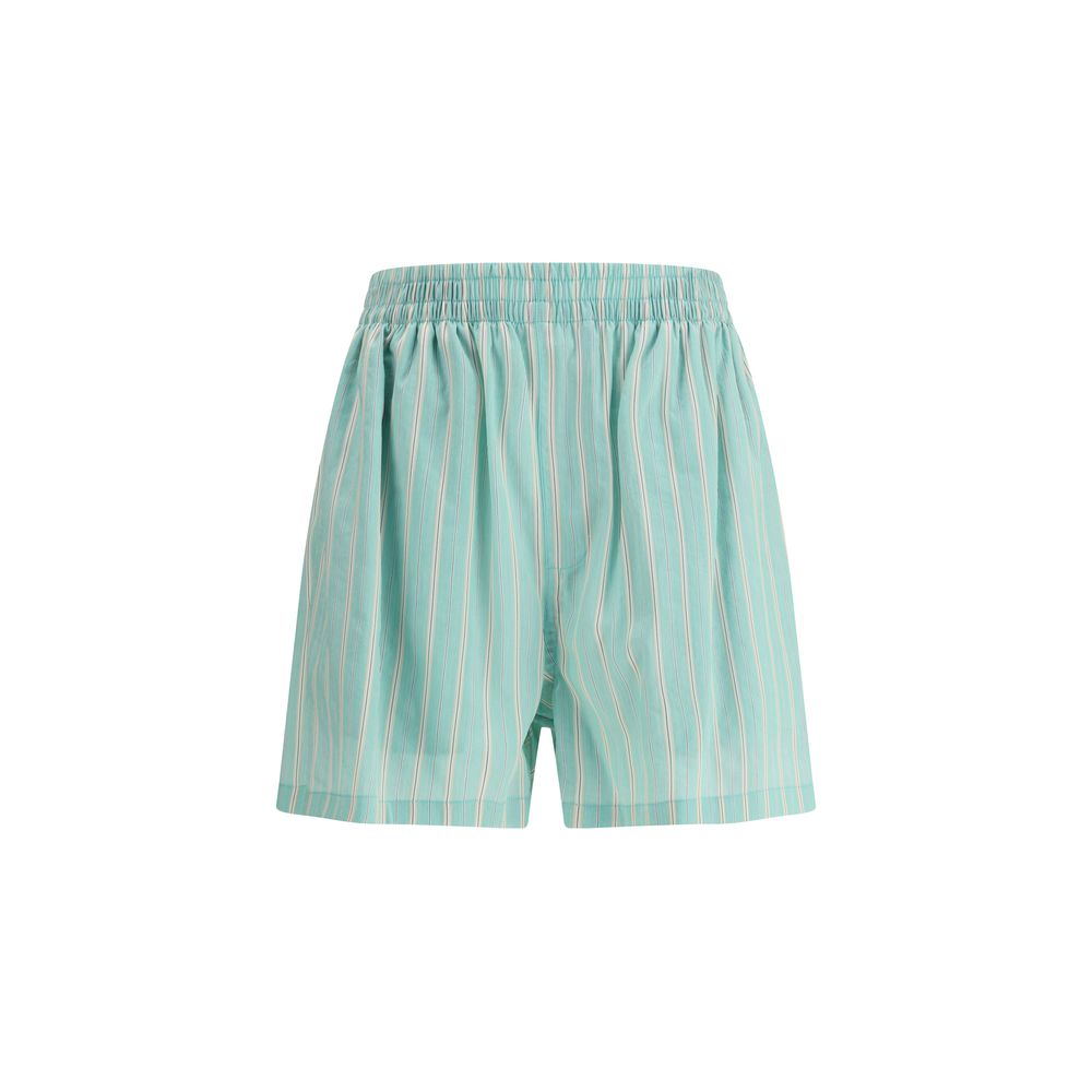 Shorts rayés Balenciaga