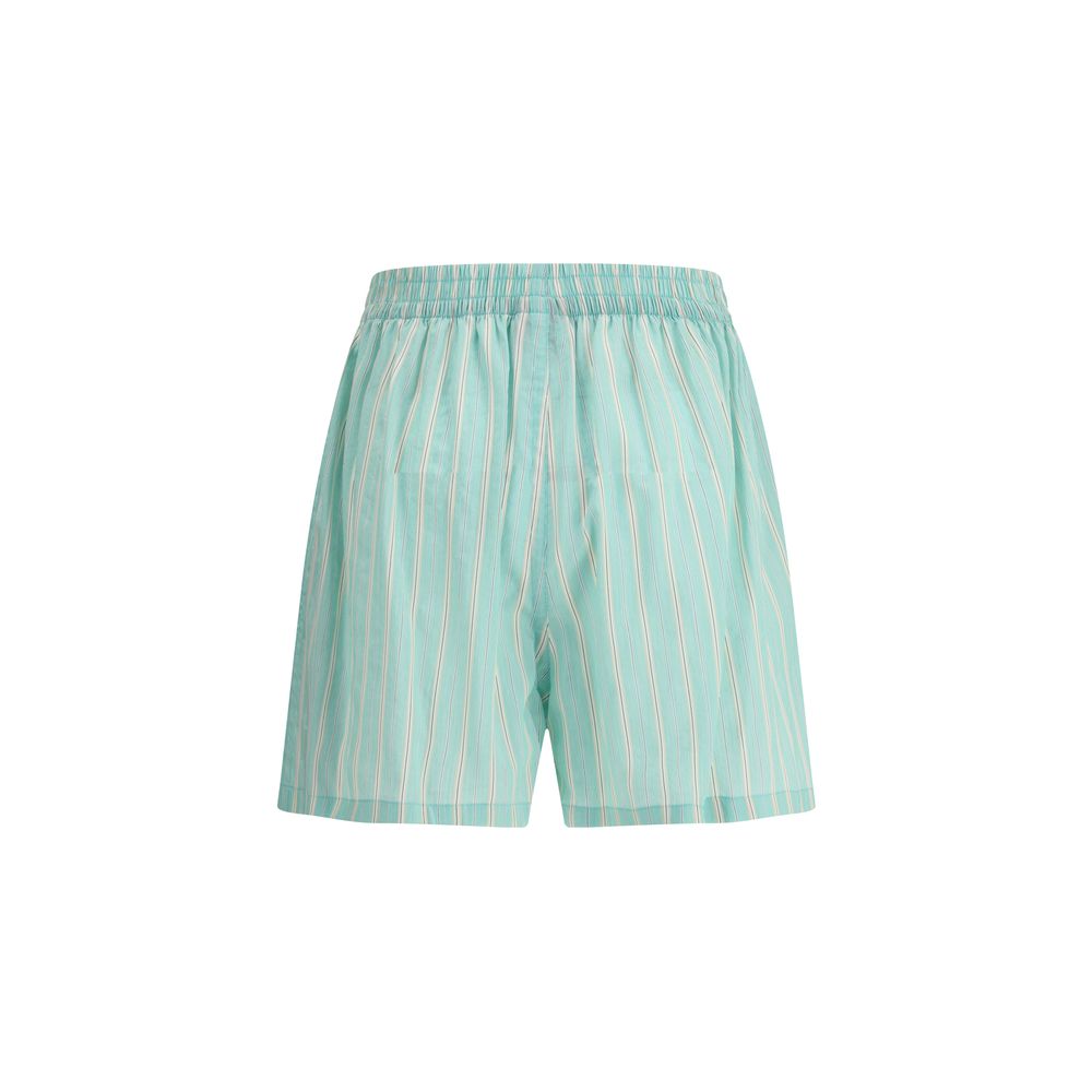 Shorts rayés Balenciaga