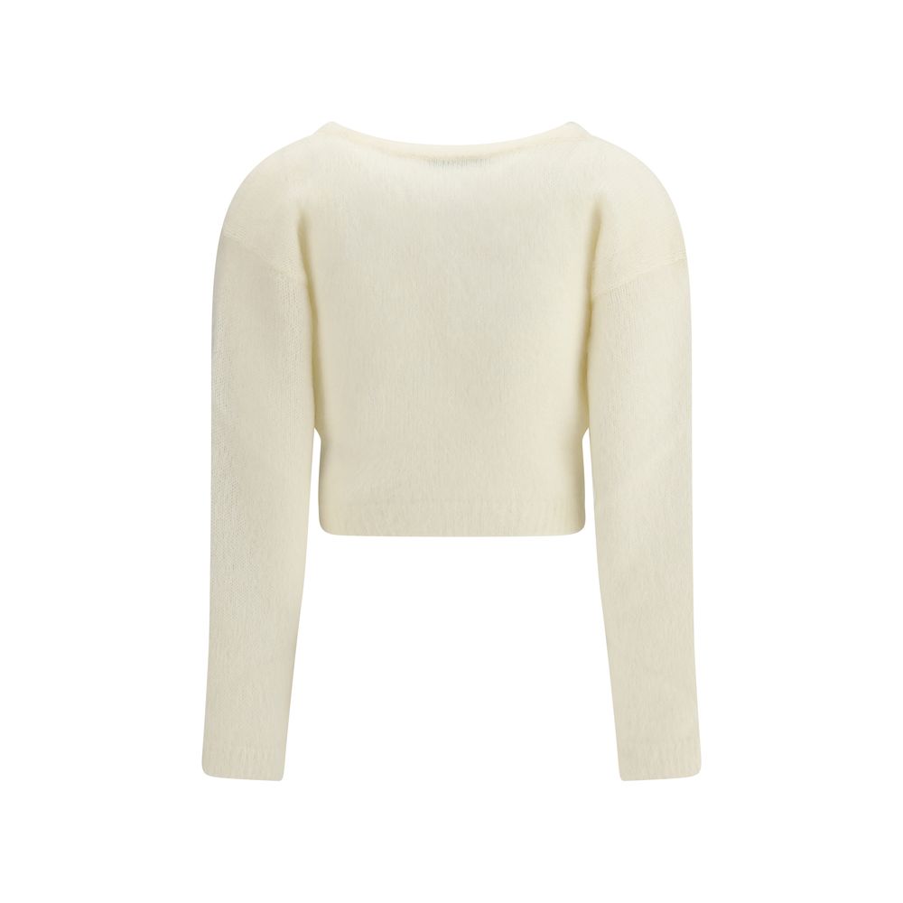 Cardigan en mohair brodé d'Alessandra Rich