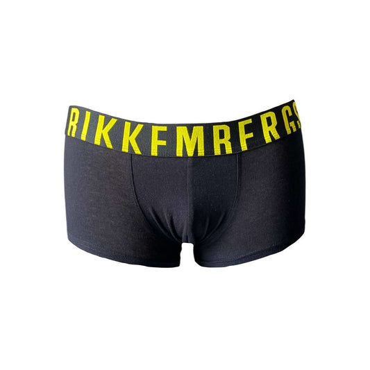 Boxer homme en coton noir Bikkembergs
