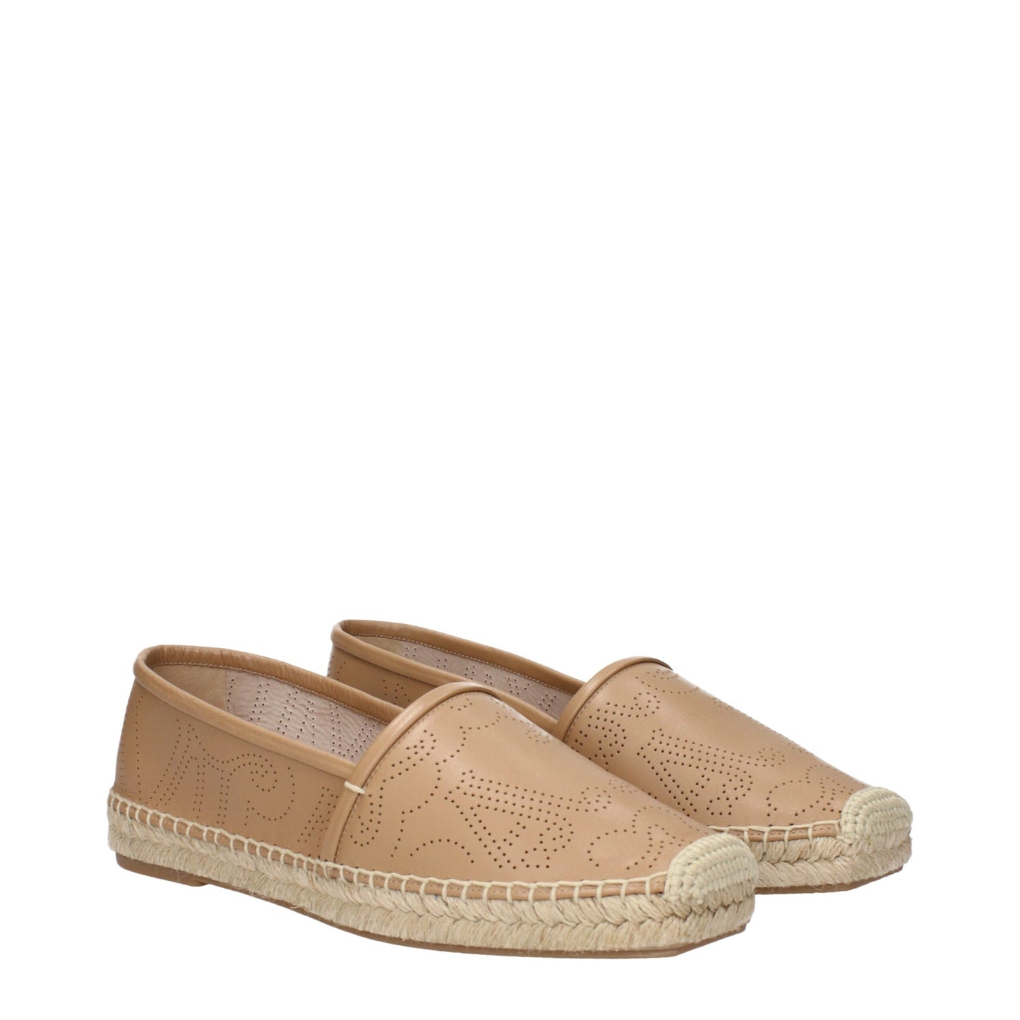 Max Mara Espadrilles van Bruin Leer