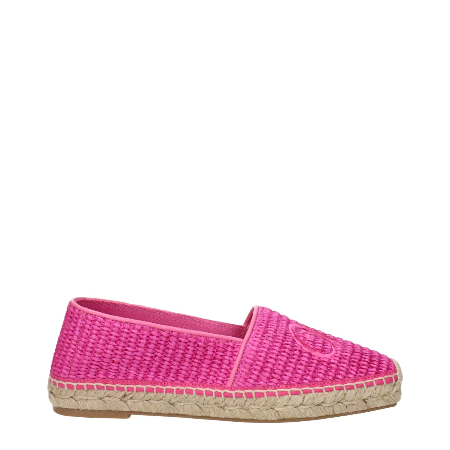 Max Mara Espadrilles van roze stof