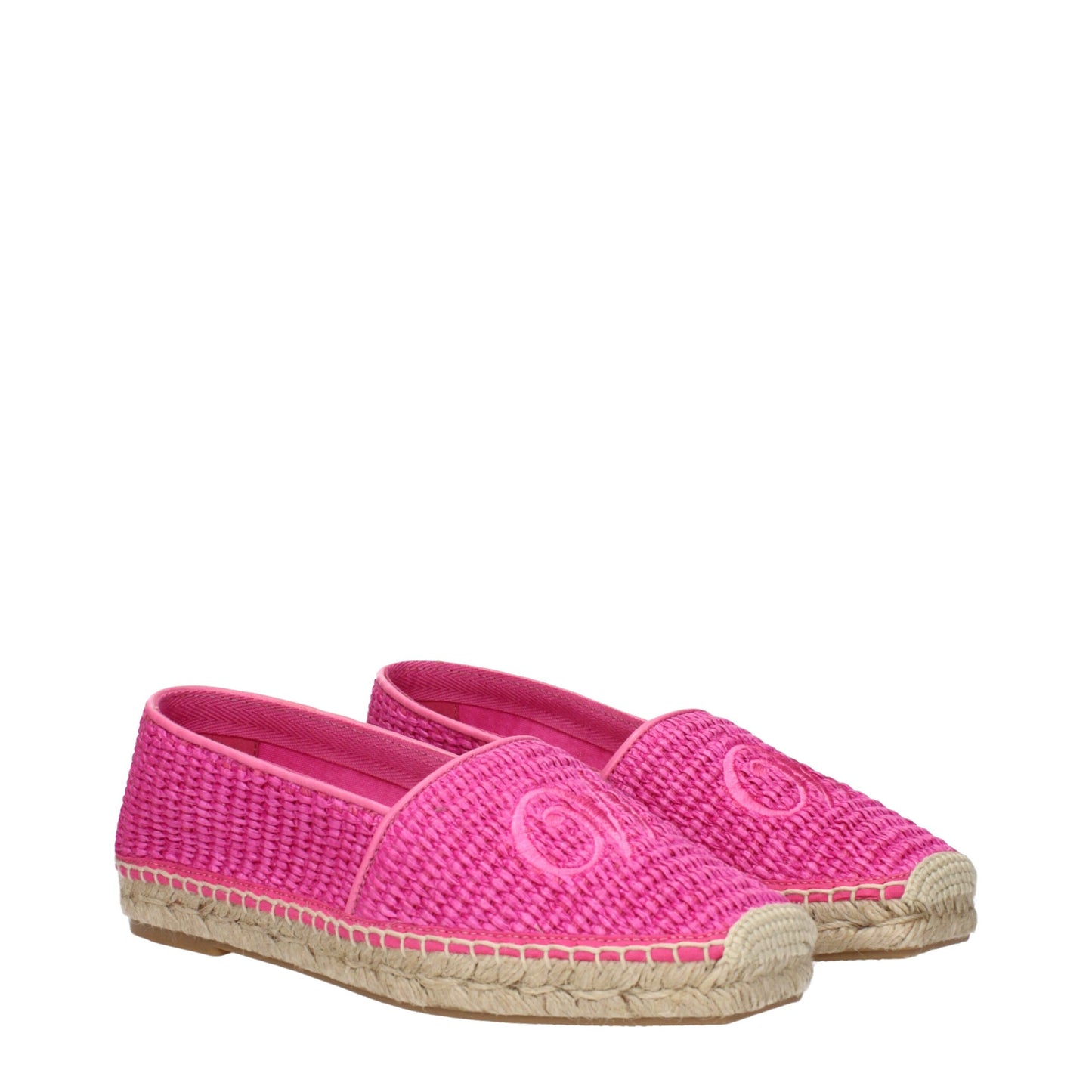 Max Mara Espadrilles van roze stof