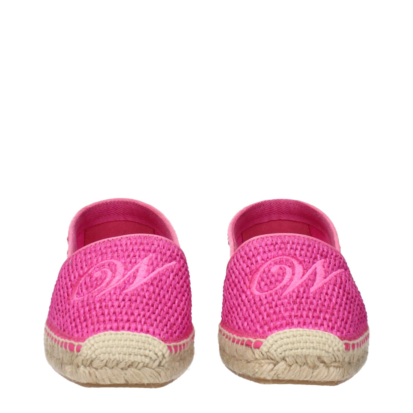 Max Mara Espadrilles van roze stof