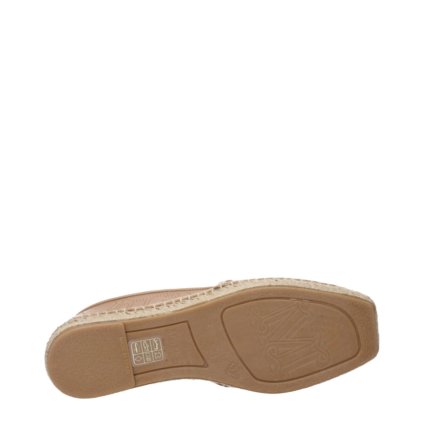 Max Mara Espadrilles van Bruin Leer