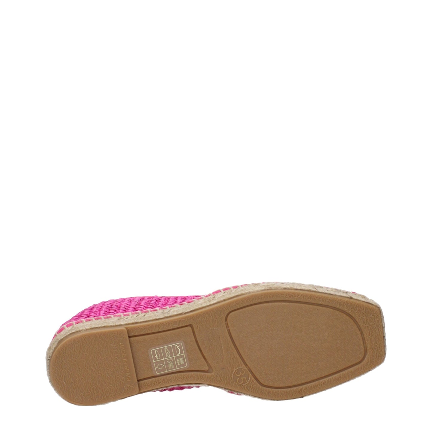 Max Mara Espadrilles van roze stof
