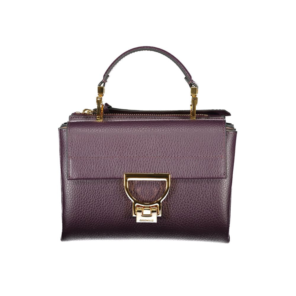 Coccinelle Paarse Leren Dames Handtas