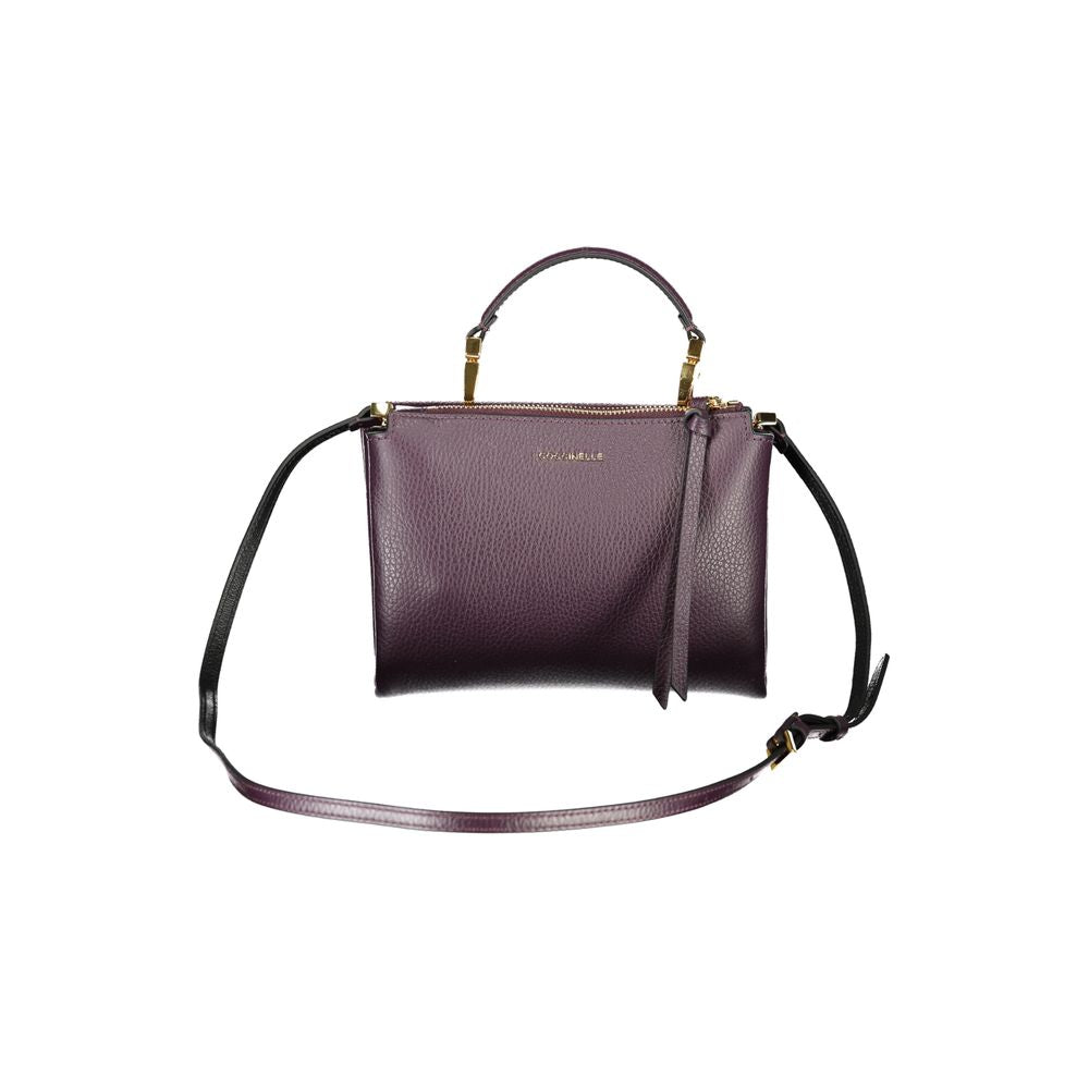 Coccinelle Paarse Leren Dames Handtas
