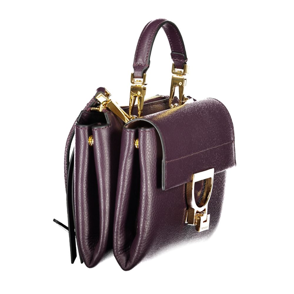 Coccinelle Paarse Leren Dames Handtas
