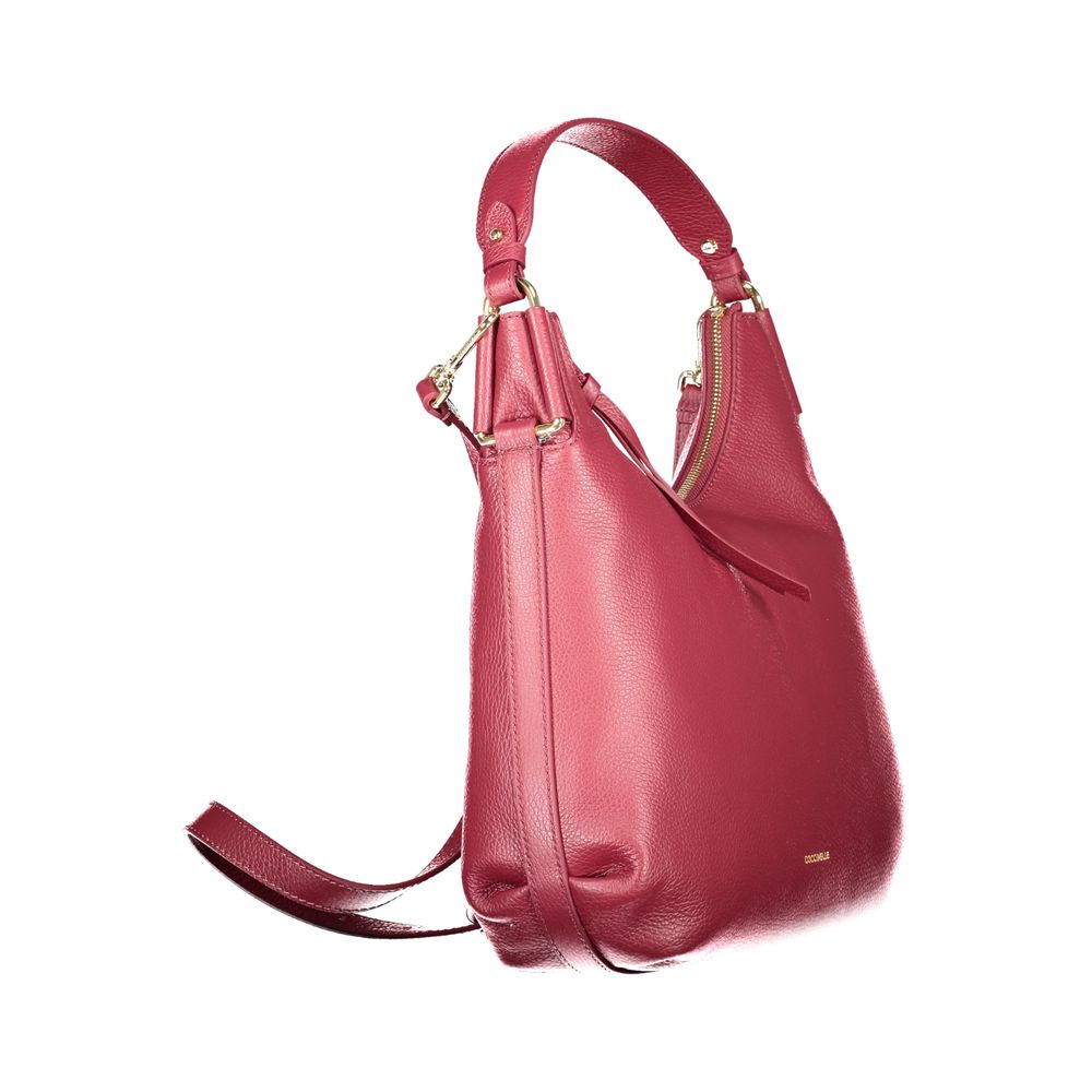 Coccinelle Paarse Leren Dames Handtas